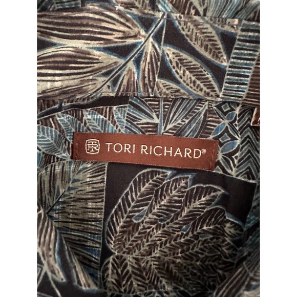 Tori Richards Men's Hawaiian Button Up Short Sleeve Shirt SZ L - Picture 4 of 8